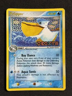 Pokemon TCG Pelipper 21/107 Deoxys Reverse Holo Vintage Stamp - Image 1