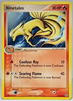 Pokemon TCG Ninetales EX Emerald 38/106 Regular Uncommon NM - Image 1