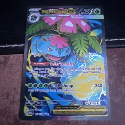 Pokemon TCG Mega Evolutions, Mega Venusaur Ex, Full Art Holo, 155/132 - Image 1
