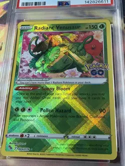 2022 POKEMON GO #004 RADIANT VENUSAUR PSA 10 - Image 1
