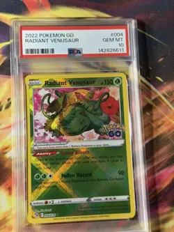 2022 POKEMON GO #004 RADIANT VENUSAUR PSA 10 - Image 2