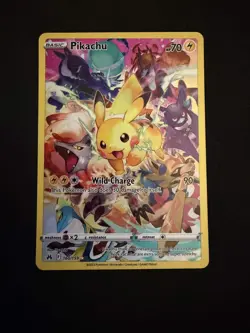 Pikachu (Secret Rare Full Art) 160/159 Crown Zenith Holo Pokemon TCG NM - Image 1