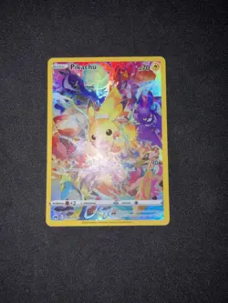 Pikachu (Secret Rare Full Art) 160/159 Crown Zenith Holo Pokemon TCG NM - Image 4