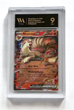 Pokemon TCG 2023 SV 151 Ninetales EX 038/165 - 9 Mint Graded Slab - Image 2