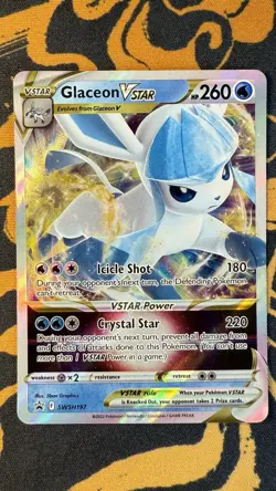 Pokemon Glaceon VSTAR SWSH197 Sword & Shield BLACK STAR PROMO - Image 1