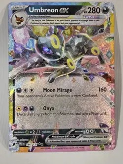✨Umbreon ex 060/131 Sv: Prismatic Evolutions Holo Foil Pokemon TCG Double RARE - Image 1