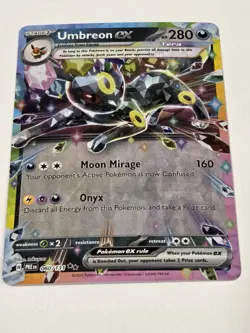 ✨Umbreon ex 060/131 Sv: Prismatic Evolutions Holo Foil Pokemon TCG Double RARE - Image 2