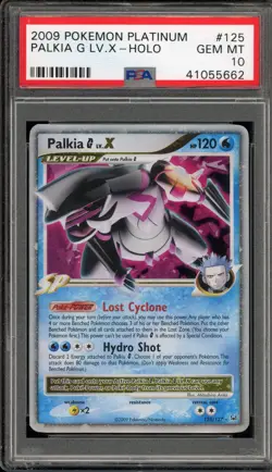 Pokemon Palkia G Lv.X Platinum Holo Ultra Rare #125 PSA 10 Gem Mint - Image 1