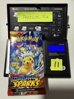 (HEAVY)🔥 22.45g Pokemon TCG Surging Sparks Booster Pack Factory Sealed✅ - Image 1