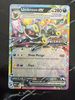 Pokemon Umbreon ex 060/131 Prismatic Evolutions Stamp Holo Promo NM/M Pokemon Ca - Image 1