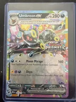 Pokemon Umbreon ex 060/131 Prismatic Evolutions Stamp Holo Promo NM/M Pokemon Ca - Image 2