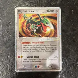 Pokemon TCG: Rayquaza EX 102/107 Deoxys Holo LP- - Image 1