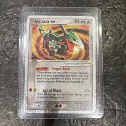 Pokemon TCG: Rayquaza EX 102/107 Deoxys Holo LP- - Image 3