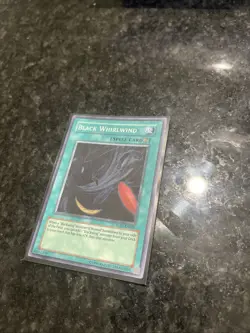 Yugioh Black Whirlwind TU01-EN005 Super Rare NM - Image 1