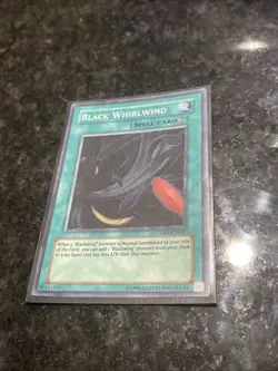 Yugioh Black Whirlwind TU01-EN005 Super Rare NM - Image 4