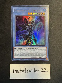 Yugioh Magician of Chaos LDS3-EN089 Ultra Rare Near Mint 1st Edition - Image 1
