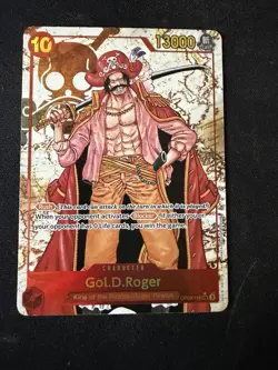 One Piece CCG Gol.D.Roger SEC OP09-118 Alt Art Emperors in the New World NM - Image 1