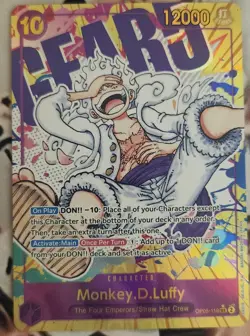 Monkey.D.Luffy SEC Alt Art OP05-119 One Piece Awakening of the New Era ENGLISH - Image 1