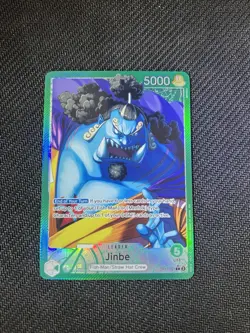 One Piece Card Game - Jinbe - OP11-021 - Leader - Alt Art (Parallel) - Image 1