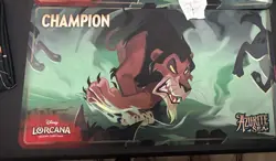 (1) CHAMPION SCAR PLAYMAT - Disney Lorcana Azurite Sea - Champs Heartless Hunter - Image 1