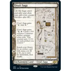 URZA'S SAGA (SHOWCASE) Modern Horizons 2 Magic MTG MINT CARD - Image 1