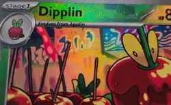 ✨CRAZY Texture Shift ERROR Pokemon Card Dipplin Pokeball Prismatic Evolutions✨ - Image 3