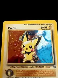 Pichu - 12/111 - Pokemon Neo Genesis Unlimited Holo Rare Card WOTC - Image 4