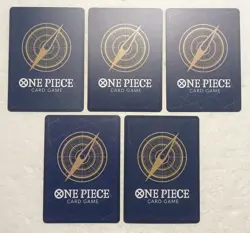 Lot of 5 Japanese ONE PIECE Cardgame Super Rare Card Set TCG - Image 2