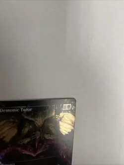 Demonic Tutor Borderless Foil Commander Masters Card #0696 MTG LP - Image 3