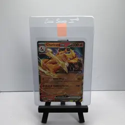 Pokemon Lot of Three EX Holo Cards Charizard 330 Ninetales 260 Mew 180 - Image 1