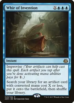 Whir of Invention Aether Revolt NM MTG Non-Foil - Image 1