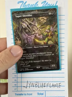 Borderless Nonfoil Super Shredder Spotlight Richmond TMNT MTG - Image 1