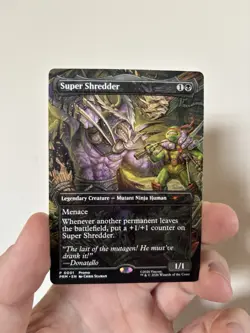 Borderless Nonfoil Super Shredder Spotlight Richmond TMNT MTG - Image 3
