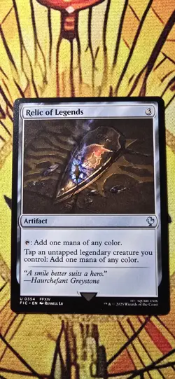 Relic of Legends Commander: Final Fantasy Regular Artifact Uncommon MTG NM - Image 1
