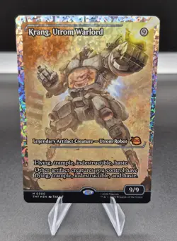 Krang Utrom Warlord (Showcase) (Fracture Foil) 0300 Magic The Gathering TMNT - Image 1