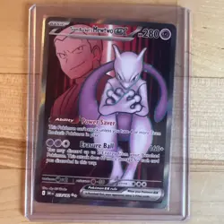 Pokemon TCG - Team Rockets Mewtwo EX - 213/182 - Ultra Rare - Destined Rivals - Image 3