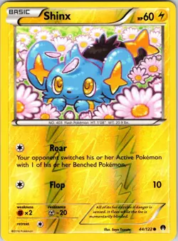Shinx 44/122 XY - BREAKpoint Pokemon NM/LP Reverse Holo - Image 1