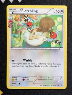 Fletchling RC25/RC32 Generations: Radiant Collection Pokemon NM Normal - Image 1