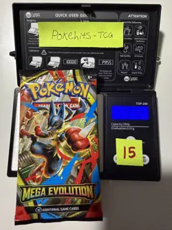 (HEAVY)🔥 22.32g Pokemon TCG Mega Evolution Booster Pack Factory Sealed✅ - Image 1