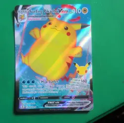 Pokemon Surfing Pikachu VMAX Celebrations 009/025 Holo Electric 310 HP - Image 1