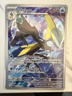 Pokemon TCG Mega Evolution Inteleon 142/132 Illustration Rare NM - Image 1