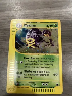 Pokemon Weezing 32/165 Expedition Base Set English Holo - Image 2