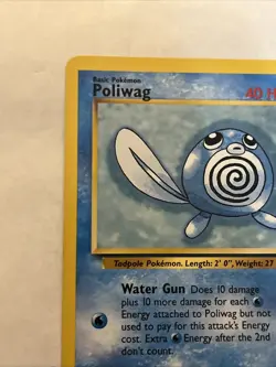 Pokemon Tcg Poliwag #59 Pokemon Base Set NM VTG WOTC - Image 2