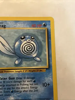 Pokemon Tcg Poliwag #59 Pokemon Base Set NM VTG WOTC - Image 3