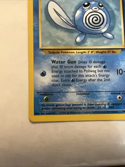 Pokemon Tcg Poliwag #59 Pokemon Base Set NM VTG WOTC - Image 5