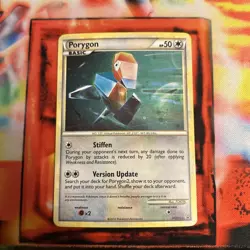 Porygon Holo HGSS22 Black Star Promo Holo Pokemon HeartGold SoulSilver LP/NM - Image 1