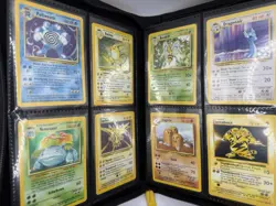 Pokemon Base Set 102/102 1999 Unlimited 100% Complete Master Set VaultX Binder - Image 1