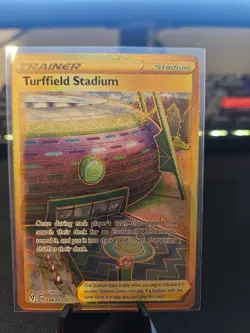 Turffield Stadium (Secret) - 234/203 - Evolving Skies - Pokemon TCG - NM - HOLO - Image 1
