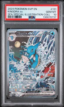 Pokemon Promo Kingdra ex 131 PSA 10 - Image 1