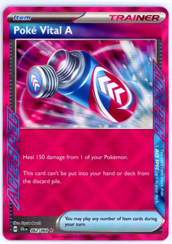 Pokemon TCG Poke Vital A 062/064 Sv: Shrouded Fable Ace Specs Holo Rare - Image 1